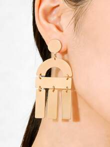 TopHanqi Bộ khuyên tai phong cách Bohemian đựng trong hộp kín, khuyên tai kim loại hình học đính đá, khuyên tai vòng lớn ngoại cỡ, phù hợp cho nữ giới đeo hàng ngày, đi làm, hẹn hò, dự tiệc, làm quà tặng. - Nhiều màu - Xem 4