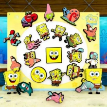 SpongeBob SquarePants 10 pezzi/set decorazione per festa di compleanno, inclusi charm in gomma morbida per scarpe. Caratterizzati da personaggi come Sandy, Patrick e Gary. Adatto per compleanni, regali per vacanze, riempitivi per buste regalo, omaggi per feste, regali, regali per la festa della mamma, regali per la stagione dei matrimoni e regali di Natale (stili assortiti casualmente) - fibbia per scarpe - Visualizzare 12