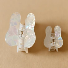 2 Stück zahnförmige Haarklammern aus Acetat, geeignet für Frauen und Mädchen, können als Geschenk für Zahnärzte, Assistenten und Dentalfachkräfte verwendet werden. Das Design ist exquisit und niedlich, aus Acetatfaser gefertigt, geeignet für Bräute zum Tragen und eine ideale Wahl für Brautjungfern als Sommerhaar-Accessoires, Strandklammern, Urlaubsklammern, Reise - Verschiedenfarbig - Übersicht 7
