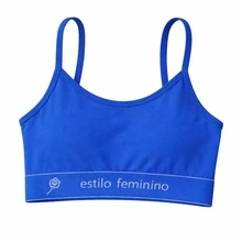 Kit Of 6 Cotton Tops And Panties For Girls - Cotton Top, Girls' Bra, Comfortable Panties - 彩色 - 查看 3