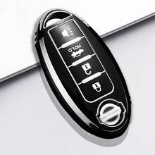 4-Button Car Key Fob Cover, Soft TPU Key Fob Case, Key Chain Holder, Compatible With Nissan Altima Sentra Maxima Rogue Armada Pathfinder Infiniti Smart Remote Control, Gift - one-size - View 12