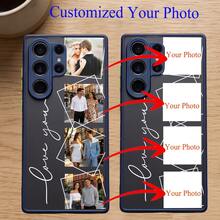 Personalized Custom Name Phone Case Compatible With Samsung Galaxy S26 S25 Plus And Ultra Series Custom Initial Printed Protective TPU Case Compatible With Samsung Galaxy S26 S25 Plus And Ultra Cover Stylish Slim Bumper Protection Edge Raised Anti Drop Mobile Phone Cover Daily Gift For Family And Friends - Blue - View 11