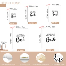 3件套“直言不讳”蜡墙饰，人体蜡帆布画，名言，海报，绘画，美容师装饰画，无框墙饰，适用于家居装饰，房间装饰，卧室装饰，客厅装饰，浴室装饰，墙面装饰，可选带框墙饰。 - A - 查看 10