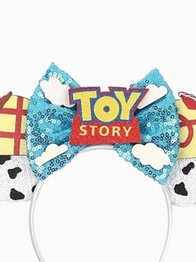 1 chiếc băng đô tai hoạt hình thanh lịch, tai đính sequin lấp lánh kèm nơ, kiểu dáng công chúa, phụ kiện tóc dự tiệc lấp lánh thời trang, thích hợp cho cosplay, hóa trang, sự kiện công viên giải trí và ngày lễ, món quà hoàn hảo cho sinh nhật, Giáng sinh và kỷ niệm, unisex, dây chun co giãn thoải mái (Cosplay, Băng đô, Phụ kiện tóc, Mùa hè, Kẹp tóc) - Phong cách ngẫu nhiên - Xem 6