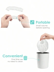 100/50/200个装加厚弹力浴帽，防水可重复使用一次性头发保护套，适用于美发沙龙、水疗中心、日常沐浴 - 多色 - 查看 6