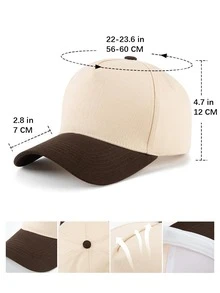 1pc Outdoor Embroidered "Charge It To My Husband" Adjustable Baseball Cap, Fashionable Versatile Sun-Shading Hat For Spring/Autumn Travel, Suitable For Men, Y2K Style - Baseball Cap - View 4