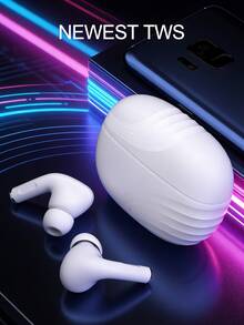 Earphone Bluetooth Nirkabel TWS dengan Peredam Kebisingan Aktif, Kualitas Suara Stereo HiFi, Casing Pengisian Daya Nirkabel, Desain In-Ear Tahan Air, Daya Tahan Baterai Lama dan Koneksi Stabil, Cocok untuk Perjalanan, Kebugaran, Olahraga dan Penggunaan Sehari-hari - MultiWarna - View 2
