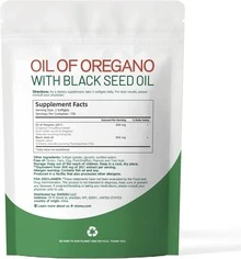 VivoNu Organic Oil Of Oregano & Black Seed Oil Dietary Supplement | Balanced Formula With Standardized Carvacrol & Thymoquinone | Supports Immune Health, Antioxidant Protection & Digestive Comfort | Non-GMO Gluten Free | 300 Softgels - 預設 - 查看 7