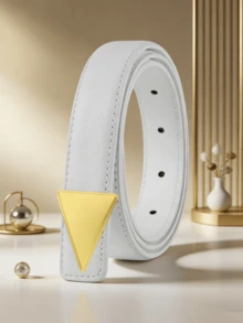 Thắt lưng nữ kiểu dáng tối giản, đa năng, mang hơi hướng retro, phù hợp với quần jeans và quần tây thường ngày. - Nhiều màu - Xem 3