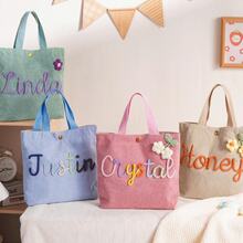 Personalized Name Handbag, Name Tote Bag, Party Gift, Birthday Gift, Mother's Gift, Outdoor Picnic Bag - Multicolor - View 5