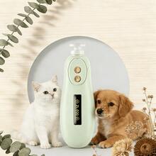 1个静音宠物指甲磨甲器，带LED灯，2档速度可调，Type-C充电式，适用于猫狗指甲修剪器，低震动电动美容工具，适用于小型、中型和大型宠物 - 查看 2