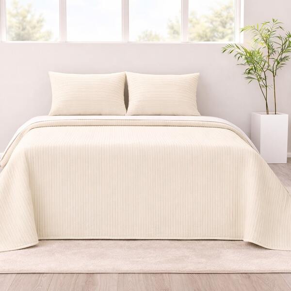 Colcha Bouti de Verano con Fundas de Almohada, Colcha Ligera y Acolchada, 100% Microfibra Poliéster, Suave y Transpirable, 2 Tamaños y 7 Colores Disponibles, para Camas 90-150 cm, Fácil de Lavar. ✅ Entrega en España en 48/72 horas