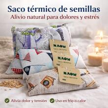 Kynley Túi chườm nóng cổ - Túi nhiệt - Gối hạt dùng được trong lò vi sóng (40x10 cm), ✅ Giao hàng tại Tây Ban Nha trong vòng 48/72 giờ - Màu ngẫu nhiên - Xem 6