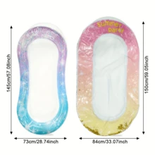 1 chiếc ghế nằm thư giãn bơm hơi dành cho người lớn bên hồ bơi - Phao bơi cỡ lớn dùng để tắm nắng trên bãi biển, đệm nổi nghỉ ngơi trên mặt nước để tắm nắng, phao bơi chất lượng cao. - A - Xem 7