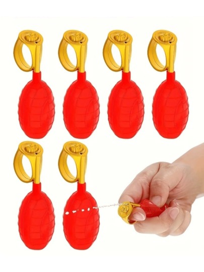 Bộ 2/4/6 vòng phun nước, đồ chơi phun nước dùng trong tiệc tùng, đồ chơi khăm, vòng phun nước, trò chơi khăm, đồ chơi nhựa tạo tiếng ồn ngoài trời.