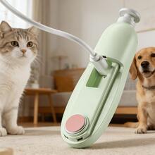 1个静音宠物指甲磨甲器，带LED灯，2档速度可调，Type-C充电式，适用于猫狗指甲修剪器，低震动电动美容工具，适用于小型、中型和大型宠物 - 查看 7