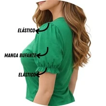 Women's Brazil Green T-Shirt With Shiny Rhinestones And A Stylish Map Of Brazil Print - 巴西綠色地圖上的水鑽 - 查看 3