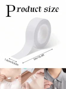 1片夏季防走光双面胶带，自粘胸贴，隐形衣物贴纸，透明内衣胶带，防走光隐形乳贴，温和贴合女性肌肤 - A - 查看 6