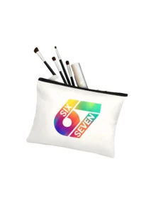 1pc/2pcs "67" Colorful Number Pattern Design Printed Unisex Hip-Hop Baseball Cap And Crossbody Bag, Street Fashion Outdoor Sports Baseball Cap Curved Brim Hat And Bag, Adjustable, Gift For Yourself Or Friends - Multicolor - View 9