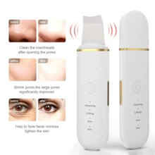 400mAh USB Facial Skin Exfoliating Scraper, Ultrasonic Facial Exfoliating Cleansing Scraper Device With Import And Export Functions, Facial Exfoliating Scraper, Skin Exfoliating Scraper, Pore Cleansing Blackhead Remover Tool, For Facial Deep Cleansing, Home, School And Travel Skincare Tool - Standard Model - View 6