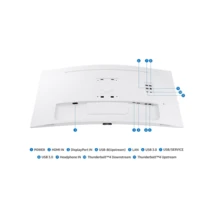 Samsung 34 ViewFinity S65TC Ultra-WQHD 100Hz AMD FreeSync HDR10 Curved Monitor - trắng - Xem 3