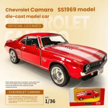 Burago 正品保时捷 911GT3RS、雪佛兰 Camaro、丰田、大众高尔夫 GTI、宾利欧陆 GT、日产 GT-R、迈凯伦 F1、福特野马、宝马 M5、兰博基尼 Aventador、合金玩具车、压铸模型车、逼真赛车、玩具车收藏、男孩礼物 - 彩色 - 查看 3