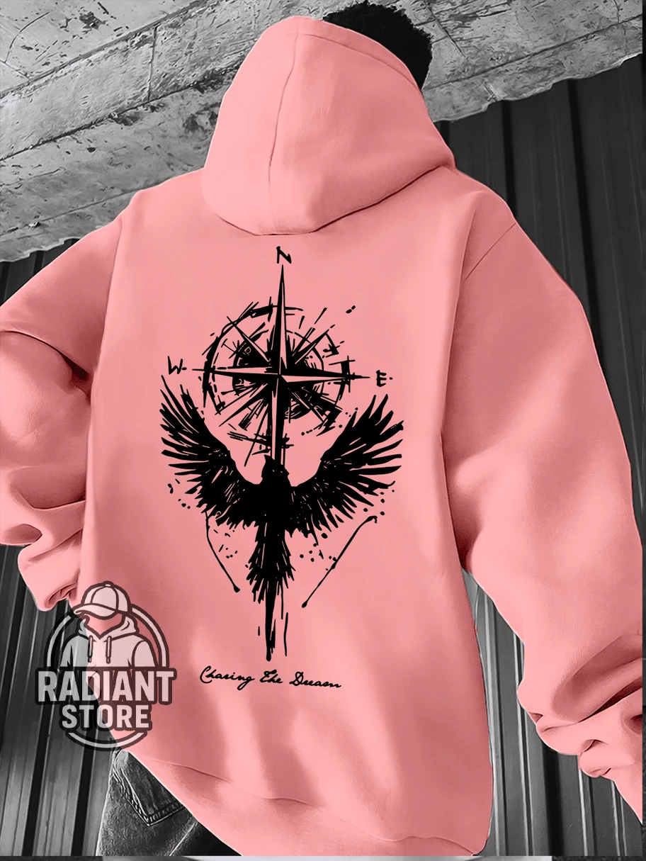 Comfortable Basic Sweatshirt For Everyday Wear Angel Wings Gothic Art Streetwear Urban Culture Street Fashion Street Graffiti Tagging Skater Skateboarding Unisex Men's Women's Sweatshirt 50% Cotton 50% Polyester Top Premium Streetwear New Release Immediate Shipping Various Colors!! - 淺粉色 - 查看 1
