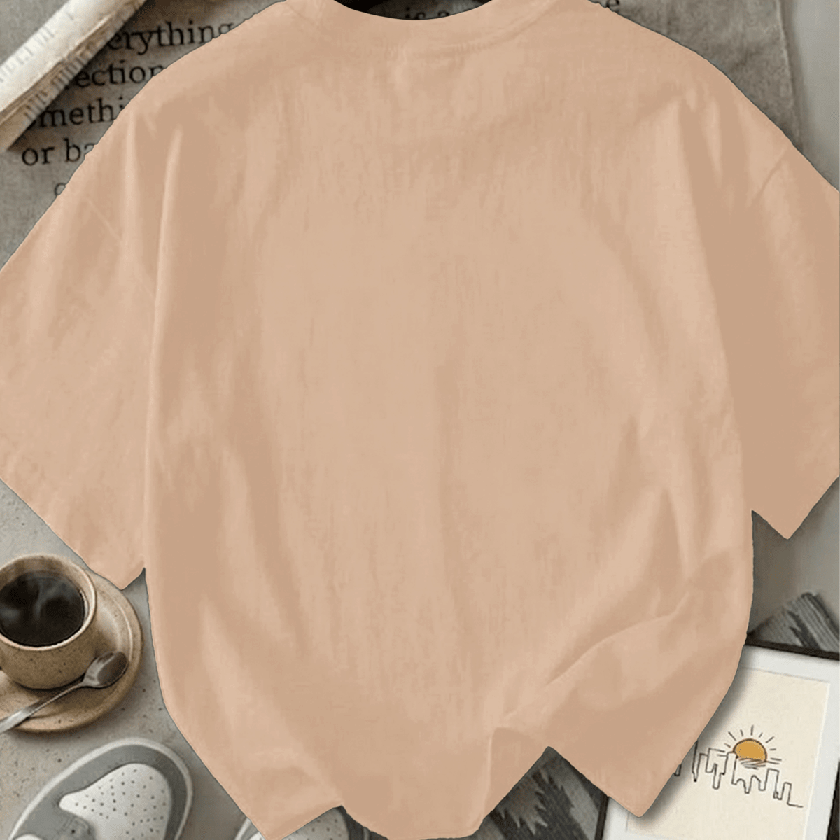 New York 199X T-Shirt For Men And Women, Premium Quality, Breathable Fabric, Various Colors, Top Style - 米色 - 查看 4