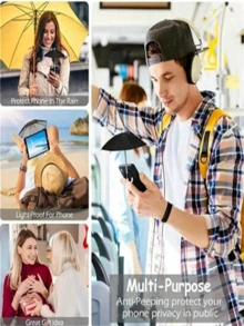 2pcs/Set Phone Sun Umbrella, Phone Anti-UV Sun Umbrella - Universal Adjustable Cute Pig Suction Cup Holder, Outdoor Phone Sun Shade, Outdoor Anti-Glare Phone Stand Sun Visor, Travel Essential - Multicolor - View 5