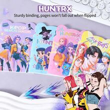 K-Pop 女团猎魔系列笔记本，适合学生课堂笔记 - 彩色 - 查看 1