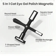 Thanh nam châm đa năng 5 trong 1, mạnh mẽ, thích hợp cho sơn móng tay gel mắt mèo 3D, dụng cụ từ tính, bút từ tính, thiết kế nghệ thuật móng tay, hiệu ứng lấp lánh, dụng cụ làm móng ma thuật, đồ dùng nghệ thuật móng tay, dụng cụ làm móng, nghệ thuật móng tay, chuẩn bị cho năm học mới, nghệ thuật móng tay, dụng cụ làm móng, nhãn dán móng tay - màu đen - Xem 7