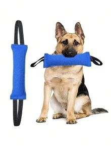 耐用拔河犬玩具，配有2个柔软结实的手柄，适合中小型犬，是牵引绳训练、服从训练和幼犬训练的理想选择。 - 彩色 - 查看 14