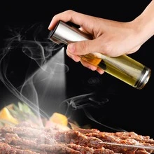 2PCS Cooking Oil Sprayer, Upgraded Olive Oil Spray Bottle, Refillable Reusable, Kitchen Air Fryer Accessories, Suitable For BBQ, Meat Prayer, With Accessories - Transparent - View 4