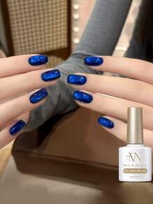 MIANEL 10ml 美白蓝色果冻指甲油，2026新款冰蓝色指甲油，适用于蓝色指甲、白色指甲、情人节指甲、春季指甲、夏季指甲，专业美甲沙龙产品 - 彩色 - 查看 4