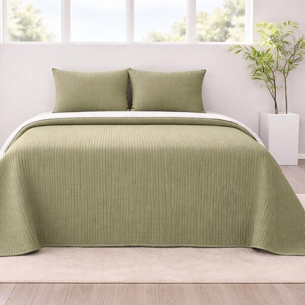 Colcha Bouti de Verano con Fundas de Almohada, Colcha Ligera y Acolchada, 100% Microfibra Poliéster, Suave y Transpirable, 2 Tamaños y 7 Colores Disponibles, para Camas 90-150 cm, Fácil de Lavar. ✅ Entrega en España en 48/72 horas