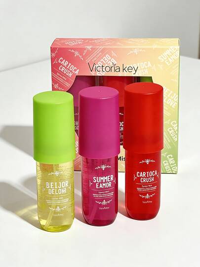 90Ml Brazilian Series Fragrance Room Spray, Indoor And Outdoor Air Freshener. They Can Create A Fresh Air Atmosphere Both Indoors And Outdoors, Enhancing Happiness. Long-Lasting, Natural, Fresh And Charming Fragrance. Long-Lasting, Natural And Refreshing Fragrance And Charm Are Indispensable. It Is An Ideal Gift For Parties, Gatherings, Trips, Vacations, Families, Hotels, Offices, Relatives And Friends. Christmas Gift, Valentine's Day Gift