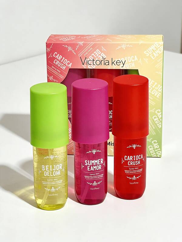 90Ml Brazilian Series Fragrance Room Spray, Indoor And Outdoor Air Freshener. They Can Create A Fresh Air Atmosphere Both Indoors And Outdoors, Enhancing Happiness. Long-Lasting, Natural, Fresh And Charming Fragrance. Long-Lasting, Natural And Refreshing Fragrance And Charm Are Indispensable. It Is An Ideal Gift For Parties, Gatherings, Trips, Vacations, Families, Hotels, Offices, Relatives And Friends. Christmas Gift, Valentine's Day Gift