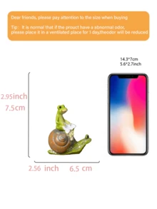 Bộ tượng ếch và ốc sên bằng nhựa cao cấp - Những tác phẩm điêu khắc động vật ngoài trời đầy sáng tạo với lớp phủ chống chịu thời tiết - Nghệ thuật trang trí cho sân vườn, bãi cỏ hoặc ban công - Những tác phẩm điêu khắc nhỏ xinh tạo nên khu vườn thần tiên kỳ ảo - Món quà lý tưởng cho các bà mẹ, những người đam mê làm vườn hoặc những người yêu thích trang trí nhà cửa ngoài trời mộng mơ. - A - Xem 9