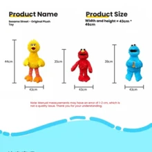 Sesame Street 官方正品孟亚怪兽孟莱好莱坞巨星毛绒玩偶，可爱又有趣的收藏人偶 CHUNKY MCDUNKY - 彩色 - 查看 2