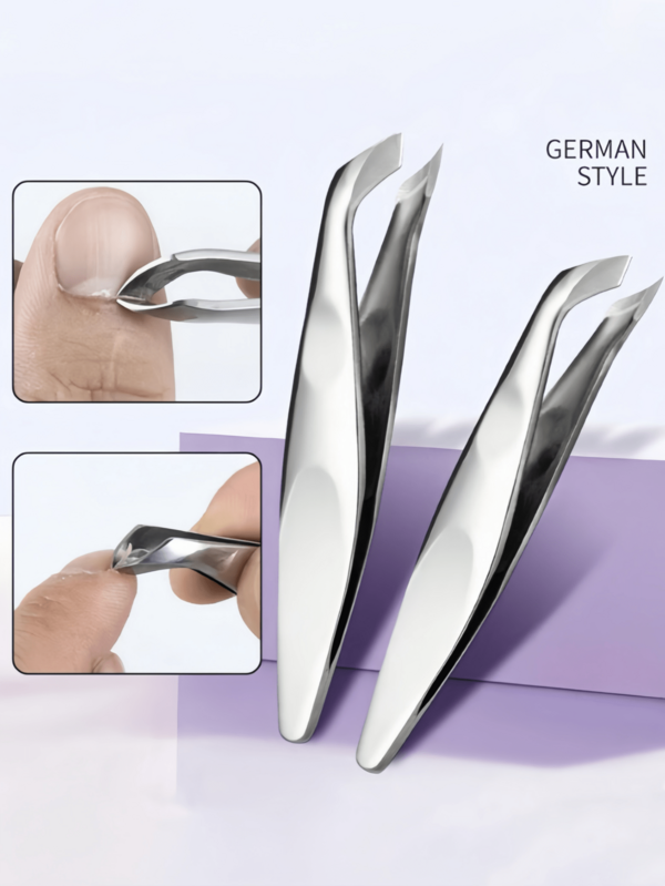 1pc Russian Stainless Steel Cuticle Nipper, Slanted Blade Design, Suitable For Professional Trimming, Sharp Cutting Edges, Manicure, Removing Cuticles, Showcasing High-End Minimalist Style.