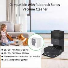 SOKANY 3.5L High Capacity Disposable Dust Bags For S8+, S8 Pro Ultra, Q7 Max+/Max, Q5 Max+, Q8 Max+, S7 Pro Ultra, Q5, Q5+, Q7, S7 MaxV Ultra Robot Vacuum Cleaners - Universal Fit - View 2