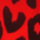 Estampado de leopardo rojo
