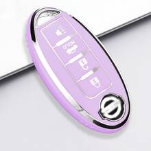 4-Button Car Key Fob Cover, Soft TPU Key Fob Case, Key Chain Holder, Compatible With Nissan Altima Sentra Maxima Rogue Armada Pathfinder Infiniti Smart Remote Control, Gift - one-size - View 6