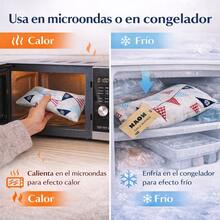 Kynley Túi chườm nóng cổ - Túi nhiệt - Gối hạt dùng được trong lò vi sóng (40x10 cm), ✅ Giao hàng tại Tây Ban Nha trong vòng 48/72 giờ - Màu ngẫu nhiên - Xem 5
