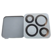 Khay làm đá tròn bằng silicon có nắp đậy, dung tích 20oz/30oz/40oz, giữ lạnh đồ uống. - Truyện tranh bốn khung - Xem 9