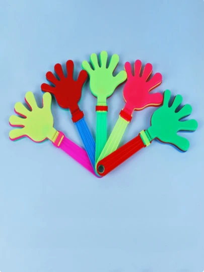 20 Mini Tambourine Hands, 24cm In Length Ideal Gifts And Items For Festivals And Birthday Parties. Suitable For New Year Gifts, Christmas Stocking Giveaways, And Festival Celebrations. Plastic Party Tambourines, Fun Party Makers. Bring You Joy And Happiness