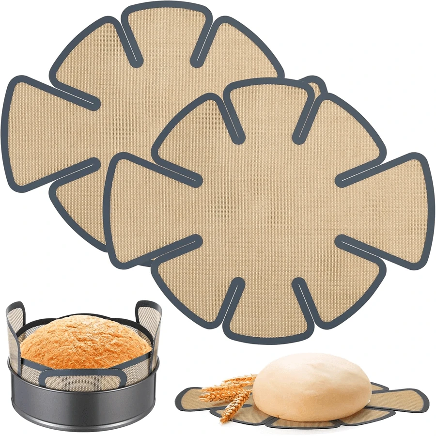 Silicone Baking Mat, Flower-Shaped Non-Stick Bread Mat, Suitable For Home Baking And Sourdough Bread Making
