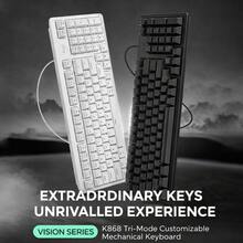 Logitech K868 三模機械鍵盤 無線藍牙辦公鍵盤 輕薄便攜 可拆卸上蓋 長續航 相容於Mac/Windows/iPad - 查看 1