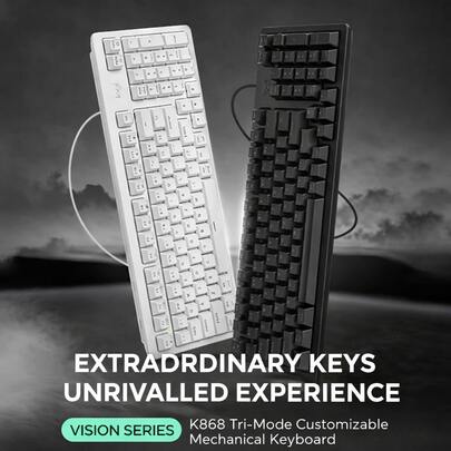 Logitech K868 三模機械鍵盤 無線藍牙辦公鍵盤 輕薄便攜 可拆卸上蓋 長續航 相容於Mac/Windows/iPad