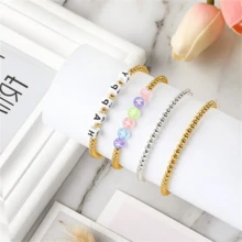 1000 hạt tròn CCB 4mm, nguyên liệu làm trang sức thủ công DIY cho vòng tay, dây chuyền, bông tai. - Nhiều màu - Xem 6